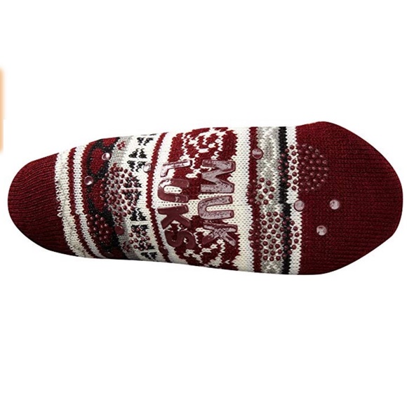 New Muk Luks Women’s Patterned Cabin Slipper Socks - Picture 2 of 2